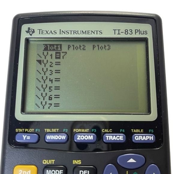 Texas Instruments TI-83 Plus Graphing Calculator With Cover TESTED WORKING EUC - Picture 14 of 16